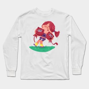 Cat friends Long Sleeve T-Shirt